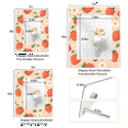 thumbnail image 2 of Strawberry Themed Acrylic Picture Frame, Vertical Standing Clear Frame for 4x6 5x7 8x10 Photos,Home Decor, 2 of 11