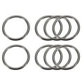 thumbnail image 1 of Unique Bargains Metal O Rings, 8 Pack 38mm(1.5') ID 3.8mm Thick Non-Welded O-Rings, Black, 1 of 4