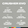 thumbnail image 4 of Skullcandy Crusher Evo Auriculares inalámbricos supraaurales con graves sensoriales con cable de carga, batería de 40 horas, micrófono, funciona con dispositivos iPhone Android y Bluetooth - Hueso, 4 of 5