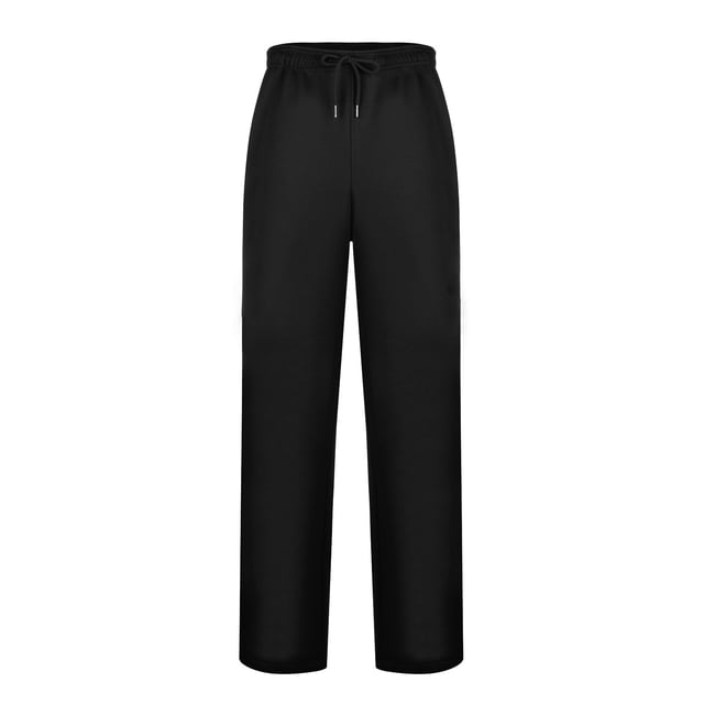 Men's Rope Loosening Waist 6 Memory Foam Solid Color Pocket Trousers M Apparel Loose Sports Trousers