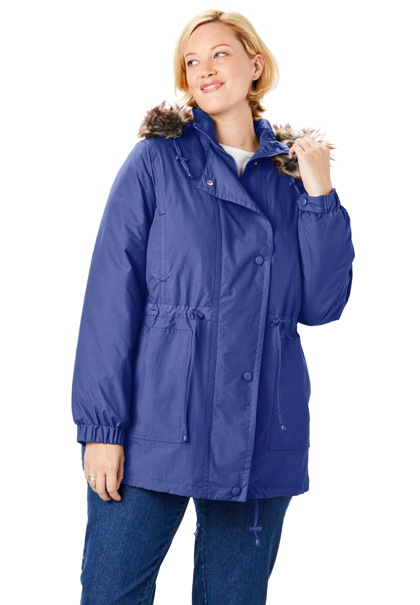 plus size anorak jacket walmart