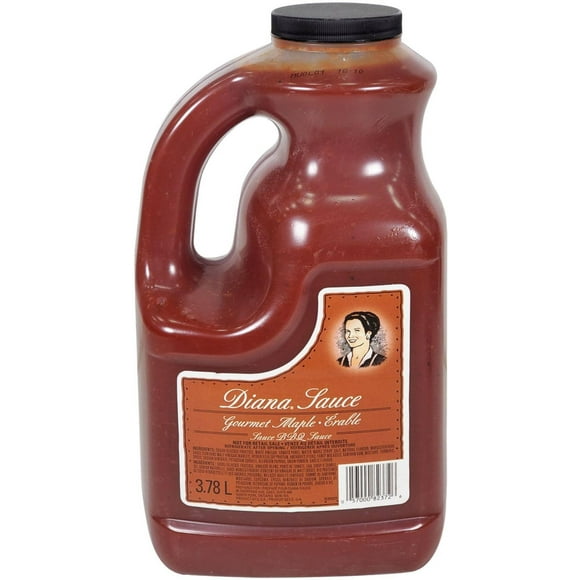 Diana - Sauce BBQ - Érable - Lot de 2 - 3,78l - Saveur d'Érable Douce et Savoureuse pour Grillades (2ct)