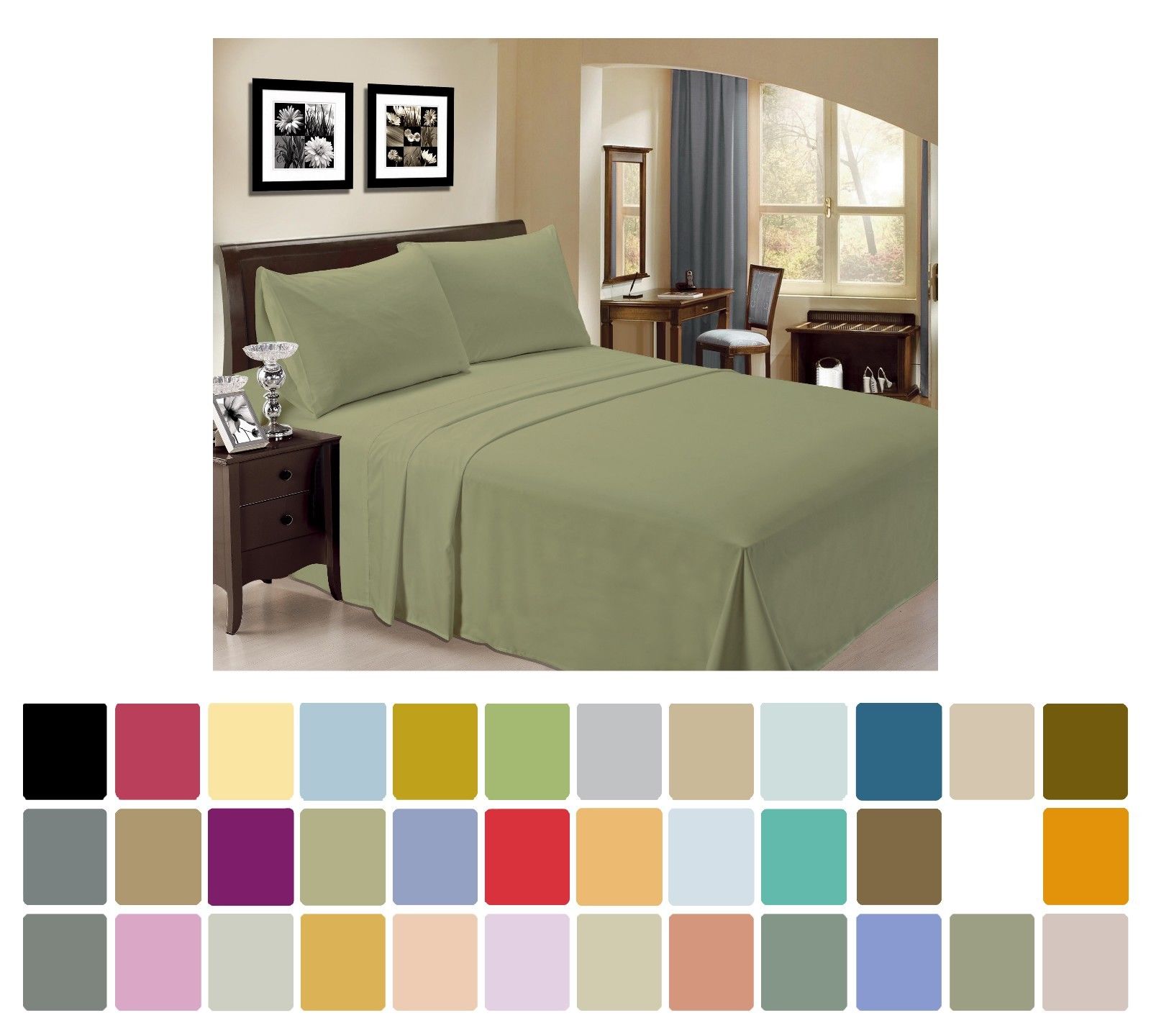 Moisture Wicking Hypoallergentic Stronger /& Softer than Cotton Wrinkle Free Silky Antibacterial Sky King Fade Resistant Eco Friendly 6 PC LuxClub Bamboo Sheet Set w// 18 inch Deep Pockets