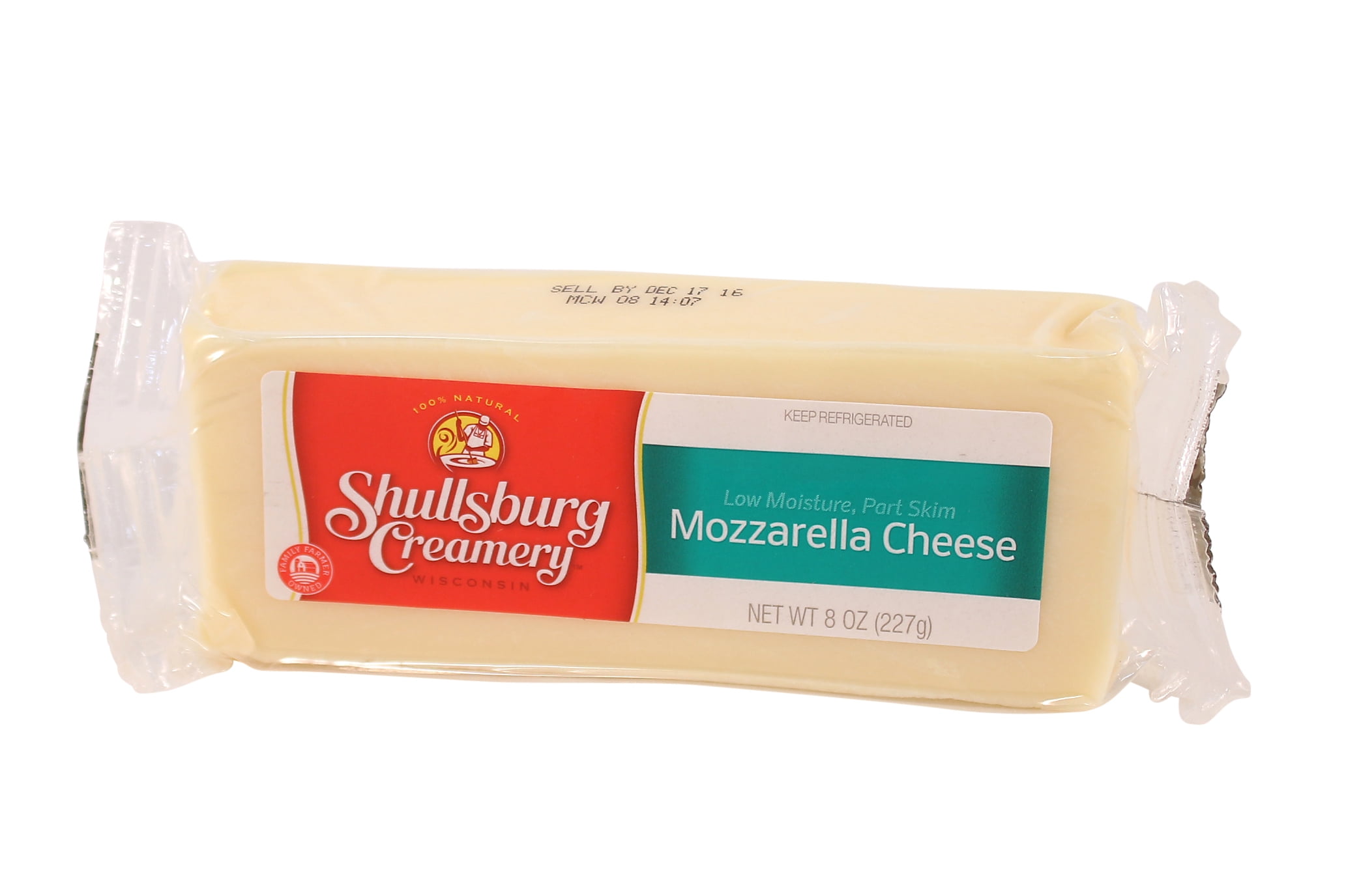 Shullsburg Creamery Mozzerella Cheese, 8 Oz.