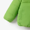 thumbnail image 6 of PatPat Baby Boy Winter Coats Girl Clothes Fleece Lined Hooded Puffer Jacket for Toddler Kids Solid Long Sleeve Warm Outerwear, Green, 5-6 Years, 6 of 8