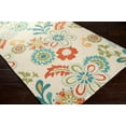 thumbnail image 3 of Surya SOM7706-913 9 x 13 ft. Storm Indoor & Outdoor Rectangle Area Rug - Sky Blue, Burnt Orange & Khaki, 3 of 3