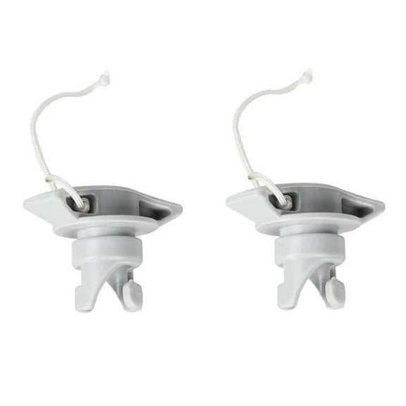 2Pcs 8 Holes Inflatable Boat Air Valve Cover Inflatable Air Valve Cap Boat Kayak Accessories,2 * air valve covers,grey