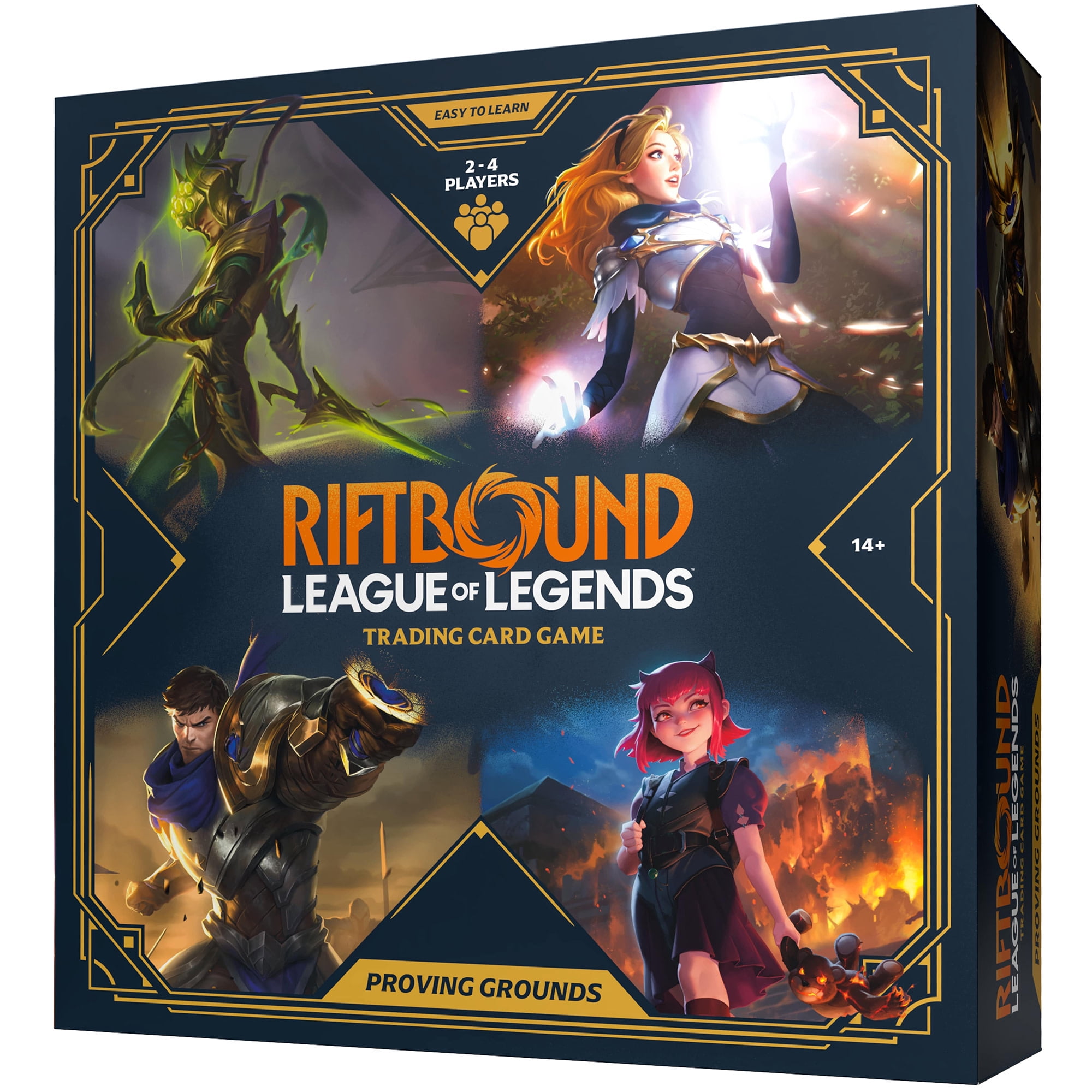 Riftbound: League of Legends - Proving Grounds - Trading Card Game, Deck-Building Battle, 4 Champion Boards & Starter Decks, Ages 14+, 2-4 Players