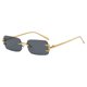 thumbnail image 3 of Gafas de sol sin montura Macarena Adorno Lente de color para hombres y Mujeres color negro y dorado, 3 of 8