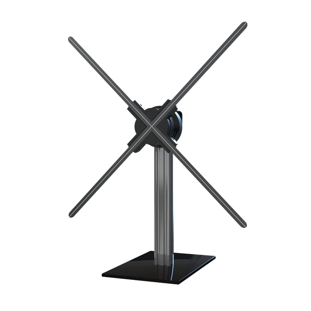 Soporte de escritorio Missyou para ventilador holográfico de 27,5", base de vidrio