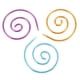 thumbnail image 1 of 3 agujas de tejer circulares de metal con espiral para tejer chal. Agujas de tejer circulares con espiral, ideales para tejer. Herramienta artesanal para tejer., 1 of 7