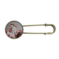 thumbnail image 1 of Broche de Metal antiguo Unbranded belleza flor roja, 1 of 3