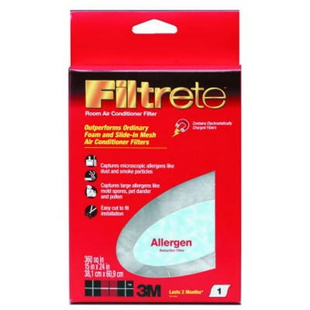 

Filtrete 15 x 24 x 1 Room Air Conditioner Filter 9808