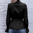 thumbnail image 4 of 1pcs-Bow tie shirt-Black-L, 4 of 5