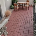thumbnail image 4 of Plastic Interlocking Deck Tiles, 44 Pack 12"x12" Waterproof Outdoor Patio Tiles, All-Weather Interlocking Floor Tiles for Poolside, Balcony, Backyard, Easy to Install & Durable PP Material, 4 of 10