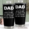 thumbnail image 2 of Dad Tumbler Gifts for Dad from Daughter Son - 20oz Stainless Steel Double-walled Insulated No Matter What Ugly Children Travel Mug Christmas, Birthday, Father''s Day Gift Set with Lid & Straw, 2 of 6