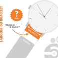 thumbnail image 3 of Bracelet de Montre en Cuir - Rose - 14 mm, 3 of 5