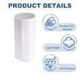 thumbnail image 3 of Uxcell Straight Inline Duct Connector, 2Pcs Plastic Dryer Hose Connector Pipe Fitting Adapter Coupling 5", 3 of 6