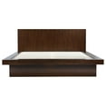 thumbnail image 4 of Jessica Wood Eastern King LED Panel Bed Cappuccino, 4 of 7