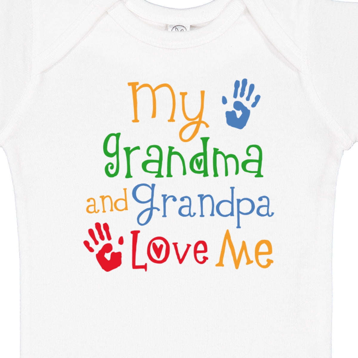 Inktastic My Grandma and Grandpa Love Me Boys or Girls Baby Bodysuit