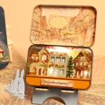 thumbnail image 5 of Wooden DIY Miniature Dollhouse Town Model Kit - Assembled Box House, Perfect Birthday Gift, 5 of 5