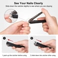 thumbnail image 3 of Nail Clippers For Thick Nails - Professional Nail Clippers, 3 of 5