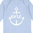 thumbnail image 4 of Inktastic 1st Birthday Anchor Nautical Boys or Girls Long Sleeve Baby Bodysuit, 4 of 5