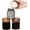 Grey11.32oz*3, variant on 6 Pcs Small Glass Spice Jars with Label,High Sealing Threaded Mouth,with Black Printed Spice Labels - 8.79oz /260ml*6,Empty Cylinder Spices Bottles,Storage Jars with Airtight Screw Lids