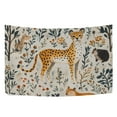 thumbnail image 6 of Yayeee Tapestry Wall Hanging for Bedroom 60" x 51" Living Room Home Wall Art Decor, Animals In A Forest Pattern, 6 of 7