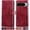 Red, variant on SUANPOT For Google Pixel 10 Pro XL 6.8 Wallet Case with RFID Blocking Credit Card Holder,Rose Gold