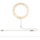 thumbnail image 4 of Lámpara colgante circular, diseño moderno, fácil instalación, 1 anillo, luz suave de alto brillo, eficiencia energética, amplia aplicación para decoración del hogar, altura ajustable, blanco cálido,, 4 of 6