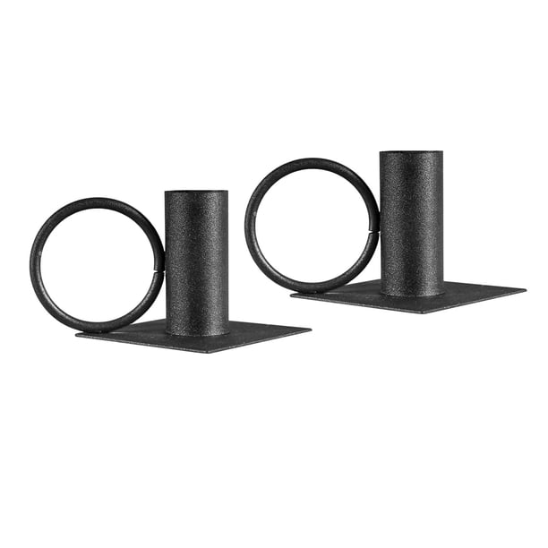 2x Portavelas de metal Candelabros Soporte de velas Velas cónicas Portavelas Tealight Candelabro para Mantel Home Farmhouse Hotel Chimenea