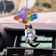thumbnail image 2 of Adorno colgante para coche con globos de colores. Decoración para el interior del coche. gato, 2 of 8