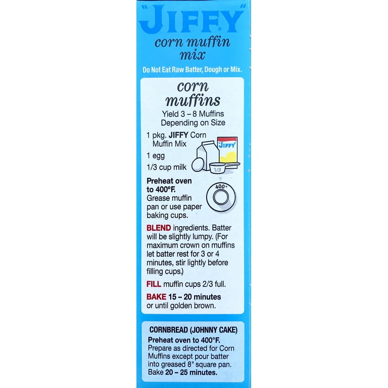 Jiffy Cornbread Directions On Box