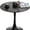 Black, variant on Round Dining Tulip Table for 2, Mid-Century Modern Table with Sturdy Metal Pedestal for Kitchen, Bistro, Cafe, Leisure (Black, 24 INCH)