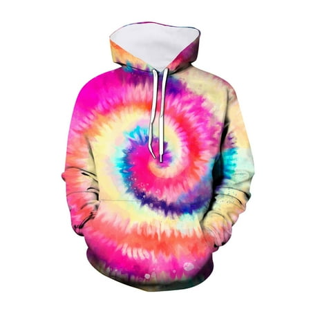 

3d Visual Digital Printed Children s Hoodie Tie Dye Printed Children s Hoodie Pullover Sweatshirt Pocket Toddler Birthday Outfit Little Girls Cotton Sweatshirts Toddler Baby Boy Halloween Outfit