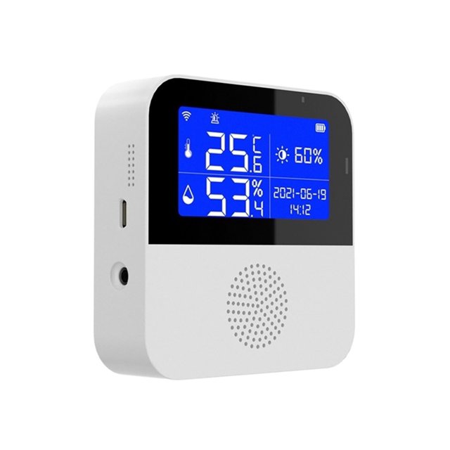 Tuya Smart Home WIFI Temperature Humidity Sensor Alarm Indoor Outdoor Hygrometer Thermometer Detector Mobile Phone Remote Control ,Easy to Install