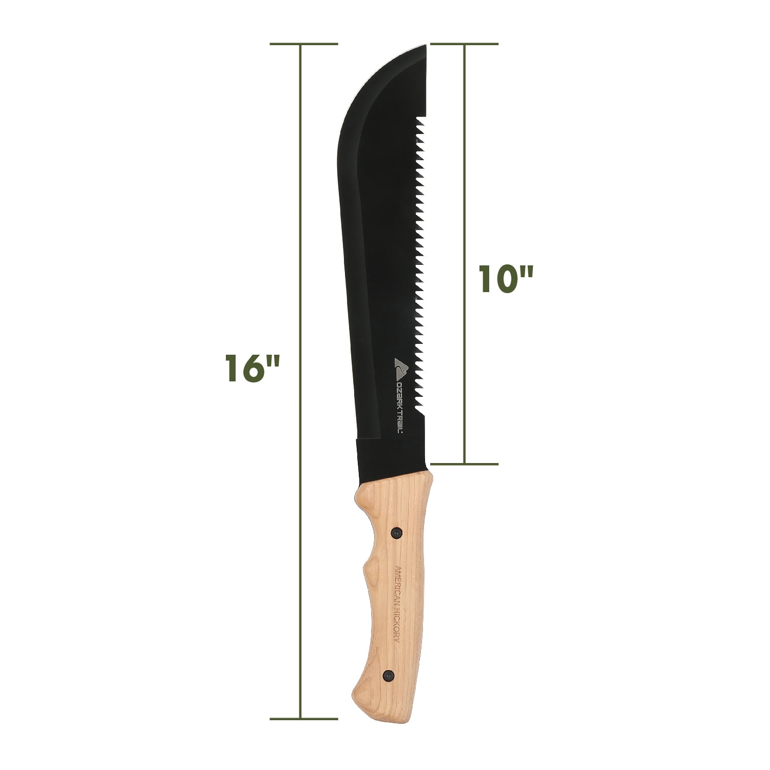 Ozark Trail 10" Sawback Machete with Sheath