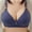 Blue, variant on Bras for Womens,loopsun Women Plus Size Solid Color Non-Steel Ring Non-Magnetic Buckle Underwear Bras
