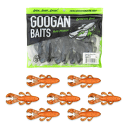 (2 pack) Googan Baits Bandito Bug 4-Inch Watermelon Red Flake Soft Plastic Fishing Lure