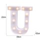 thumbnail image 1 of Luz LED de noche con letras, alfabeto, número, corazón, plástico, adorno para boda, Día de San Valentín, fiesta de cumpleaños, decoración artesanal, 1 of 4