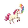 thumbnail image 6 of cartoon Unicorn Stickers, Waterproof Unicorn Sticker for Water Bottle Laptop Phone Cases Planner Skateboard Luggage Helmet Party Favor Decor, Ideal for Adults Teens Teacher Rewards, 6 of 8