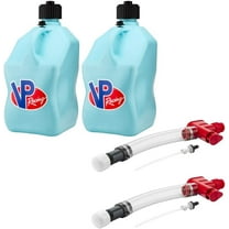 VP Racing 3632-CA, No Spill Trigger Hose Fluid Control System with VP Racing 5.5 Gallon Motorsport Racing Jug, Sky (2 Pack)