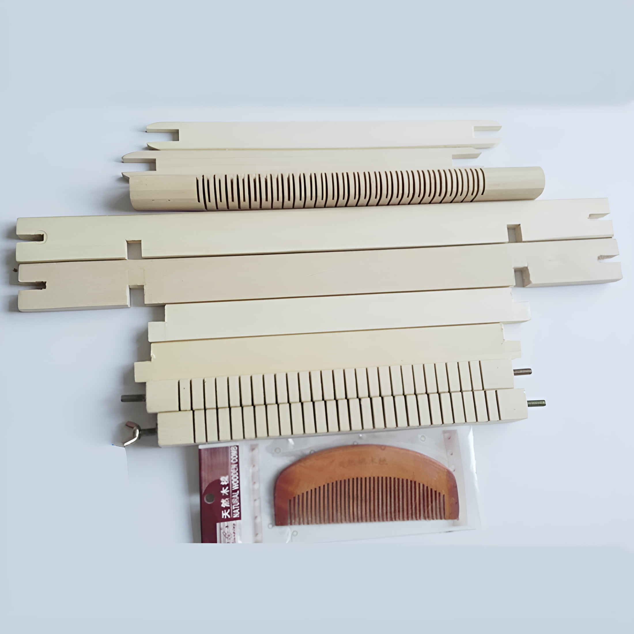 BESTSKY 2026 New Children'S Wooden Loom Kit Diy Hand-Knitting Machine for Tapestry Weaving Beginners Kids Adults for Craft Projects,Home Activities,School,Hobby