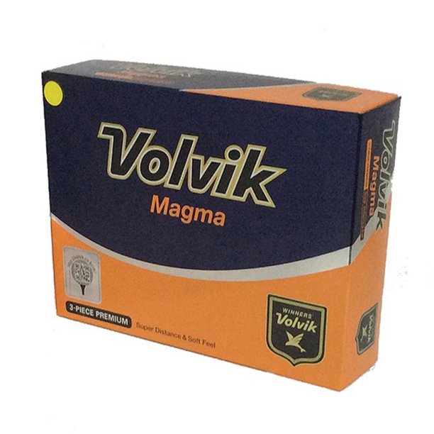 Volvik Magma 2019 Golf Balls (Yellow, 3 Piece, 12pk) NonConforming 1DZ
