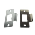 thumbnail image 2 of MYG 5/10pc Standard Tubular Latch Replacement Striker Plate Nickel Plated, 2 of 10