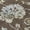 Chocolate, variant on Addison Rugs Chantille Indoor/Outdoor Transitional Floral Silver Washable Round Rug, 8' x 8'