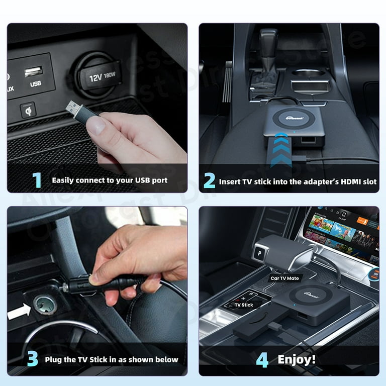 Ottocast Car TV Mate Converter for Fire Google TV Stick to OEM