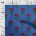 thumbnail image 1 of oneOone Organic Cotton Voile Fabric Leaves & Floral Block Fabric Prints By Yard 42 Inch Wide, 1 of 4