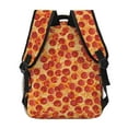 thumbnail image 4 of Disketp Pizza Mochila Estampada para Hombre y Mujer – Mochila Ligera Clásica con Múltiples Bolsillos para Universidad, Trabajo y Viajes-One Size, 4 of 5